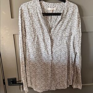 Banana Republic Mini Heart Patterned Blouse